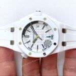 JF Factory Replica Audemars Piguet Diver's Watch - Swiss 3120 - White Ceramic Case
